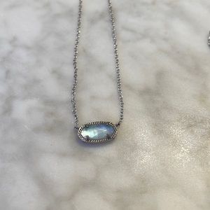 Kendra Scott Elisa Silver Pendant Necklace